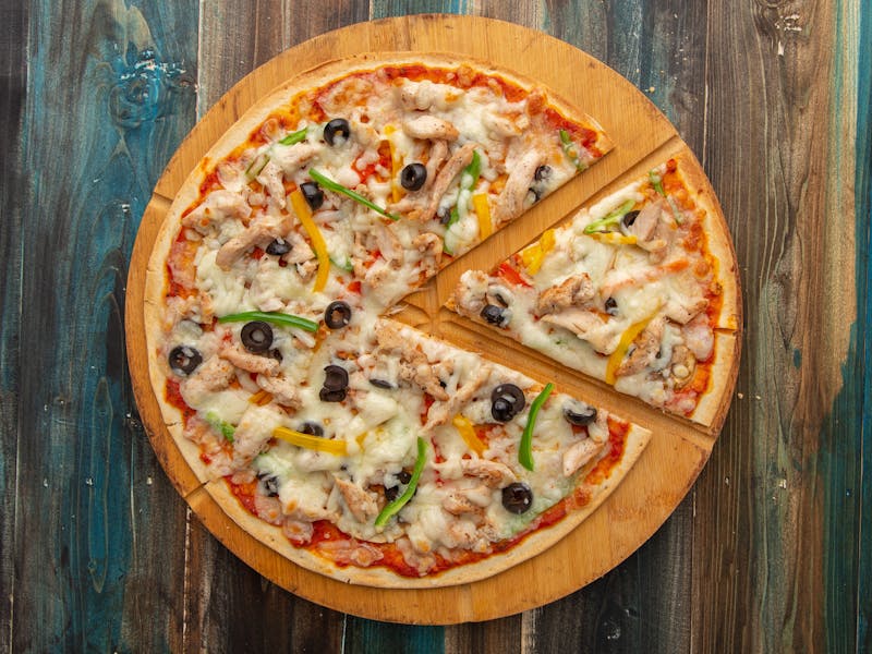 Ranch Flatbread with toppings