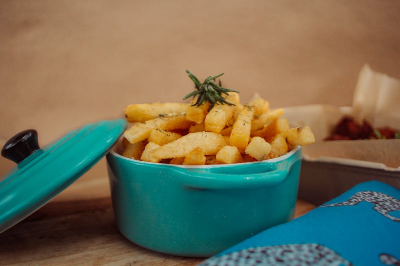 Seasoned Garlic Fries side dish